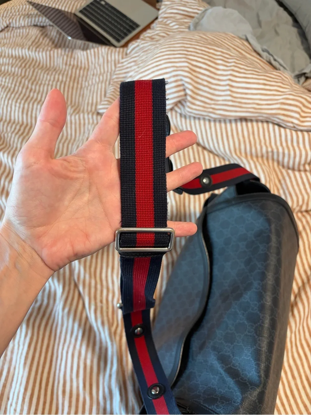 Gucci GG Supreme Diaper Bag